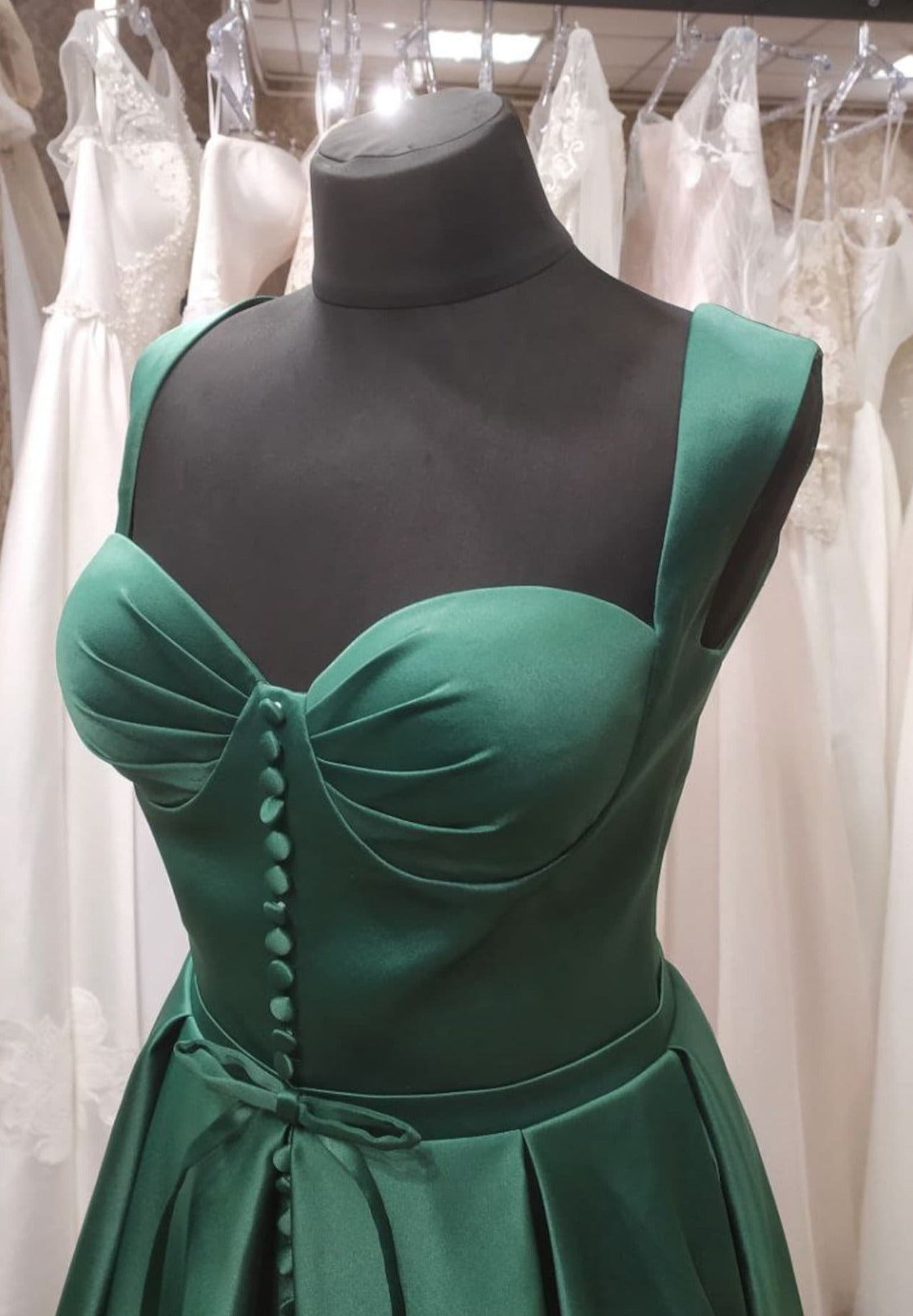 Brunetta Midi Dress - Strapless Mesh Dress in Retro Swirl